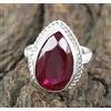 Di Padre Giorno Regalo Naturale 20.15 KT Pera Berillo Bixbite Red Gemma Smeraldo