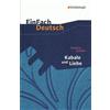 Westermann Kabale und Liebe: Ein bürgerliches Trauerspiel. EinFach Deutsch Textausgaben: Gymnasiale Oberstufe