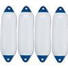 BTK Kit 4 PARABORDI Varie Misure F0 F1 F2 F3 MAJONI per Barca E GOMMONE Nautica IMBARCAZIONI (F0 12X45)