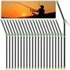 Annyswit 20 Pezzi Anti-Tangle Boom 20cm Anti-Groviglio Bracci per la Pesca Anti Groviglio Boom PVC Balance Connettore Attrezzatura per La Pesca in Mare alla Canna e all'alimentatore Precisi