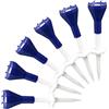 Tsophreniq 6 tee da golf regolabili in altezza con testa in silicone per stabilità e swing tee da golf per campi guida