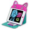 Cefa Toys - Lavagna luminosa di alta qualità con luci colorate, la casa delle bambole di Gaby, lavagna magica con tavoletta luminosa, 3 pennarelli a doppio lato, adatto per bambini a partire da 5 anni