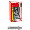 Fischer 25 Tasselli SX Plus 12x60 mm per Muro Pieno, Mattone Forato, Muratura, Calcestruzzo, per il Fissaggio di Lampadari, Mobili, Pensili, Mensole, 567612