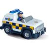 Simba 109252508 - Auto della polizia Sam, 4 x 4, con statuetta rosa 7 cm, auto della polizia, 16 cm, a partire dai 3 anni in su