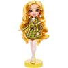Rainbow High Bambola alla Moda Sheryl Meyer- Giocattolo da Collezione per Bambini - con 2 Vestiti Mix & Match e Accessori per Bambole - Ottimo Regalo - età: 6-12 Anni - Calendula (Giallo)