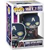Funko Pop! Marvel - What If - Zombie Captain America - Marvel What If- Figura in Vinile da Collezione - Idea Regalo - Merchandising Ufficiale - Giocattoli per Bambini e Adulti - TV Fans
