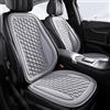 YNQP Coprisedile Auto Estivo 3D Traspirante in Seta di Ghiaccio Cuscino per Sedile, per Nissan Qashqai J12 2020 2021-2025 Accessori Auto,Grey-Front SetX2