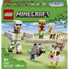 LEGO Minecraft 21592 Attacco nel Deserto del Fantino di Polli, Giocattolo con 6 Personaggi, Regalo per Gamer e Bambini da 9+