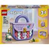 LEGO Creator 31391 3in1 Borsetta alla Moda Portaoggetti, Gioco Trasformabile in Trolley o Portaoggetti, Regalo Bambini 8+