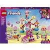 LEGO Friends 42700 Ruota Panoramica Dolci e Cupcake, Giocattolo con Giostra da Luna Park, 3 Mini Bamboline, Regalo Bambini 7+