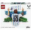 LEGO Editions 43018 Lionel Messi - Celebrazione, Wall Art 3D Fai da Te, Decorazione da Parete, Regalo a Tema Calcio da 14+