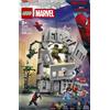 LEGO | Marvel 76350 Scontro Epico: Spider-Man vs. Hulk, Gioco Interattivo con Ufficio, Action Figure, 5 Minifigure, Regalo 8+