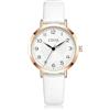 CIVO Orologio Donna Facile Lettura: Numeri Grandi Analogico Cinturino Pelle | Elegante Orologi da Polso Quadrante Piccolo con 3-Lancette Leggero per Tutti i Giorni - Regalo Moglie Mamma Compleanno Natale