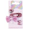 CERDÁ LIFE'S LITTLE MOMENTS Cerdà SET ACCESSORI CAPELLI MINNIE DISNEY 4 MOLLETTE CLIC CLAC