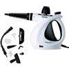 Solac - Pulitore a vapore portatile LV1301 1050W | Serbatoio 350 ml | Cavo 3 m | Senza prodotti chimici | Impugnatura ergonomica | 9 accessori | Ideale per vetri e superfici | Bianco
