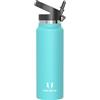 Super Sparrow Sparrow Borraccia Termica con Cannuccia 0.5L/0.75L/1L Borracce Acciaio Inox | Bottiglia Senza BPA & Perdite -Lavastoviglie, Caldo & Freddo, Scuola, Sport -SwivelSip Borraccia Tappo Cannuccia