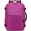 ENZOSUM For Ryanair Cabin Bags 40x20x25 Underseat Cabin Bags 45×36×20 for New Easyjet Carry on Travel Backpack Flight Bag Cabin Size for Airplanes, Black, Purple-M, 45x36x20cm (30L)