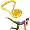 FFitness Banda di resitenza Fascia di Resistenza Gialla 5-15 lb / 2-7 kg FFitness | Larghezza 0.62 cm | Bande Fitness di Alta qualità per Pilates, Yoga, Allenamento di Forza