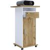 VCM Carrello Porta tavoli Carrello Porta proiettore Beamer Ruote arrotolabili Neta Porta Carrello Porta tavoli Carrello Porta proiettore Beamer Ruote arrotolabili Neta Porta Rovere Bianco/Miele