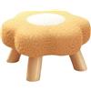 Generic Sgabello a forma di, in poliestere, con poggiapiedi, mobili da seduta, sgabelli decorativi per interni, per dormitorio, camera da, soggiorno, asilo, università, sala giochi, ingresso