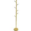 VERSA Appendiabiti Paris in Stile Industriale, Misure (H x L x L) 179 x 28 x 28 cm, Colore Oro