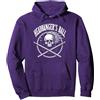 Mademark Heavy Metal Headbanger Ball Skull Rocker Concert Fan Felpa con Cappuccio, Unisex per Adulti, Viola, M