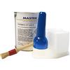 AE AUTO EQUIPE KIT Colla alte temperature latta da 1 kg con contenitore dispenser ermetico capienza 400 grammi + pennello