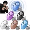 GOMETY 6 allarmi personali, 130 - 135 dB, allarme tascabile con luce a LED, allarme di autodifesa, portachiavi di sicurezza (nero, viola, argento, blu, oro rosa, aquablau)