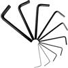 SCOOYEEES Set di 10 chiavi esagonali, da 0,7 mm a 6 mm, in lega resistente, per montaggio di mobili, manutenzione della bicicletta, installazione Presch