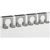 Hillfield TP-Produkte 16114 - Gancio appendiabiti per porta, 4 ganci, 5 x 5 cm
