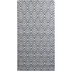vidaXL Tappeto per esterni ARAKIL Bianco e nero 190x290 cm PP
