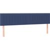 vidaXL Testiere 2 pz. Tessuto blu 80x5x78/88 cm