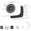 SJCAM Fotocamera digitale SJCAM ZV100 bianca per bambini giovani WEBCAM 80Mpx fotocamera