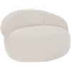 Bananair Pouf XXL sfoderabile in velluto a coste BANANAIR 110x100 cm beige