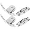 Levemolo Pulegge in Acciaio Inossidabile Set 4 Pezzi Riduce Rumore di Attrito Accessorio per Ombrellone Esterno e Resistente all'Usura per Ombrellone da Giardino
