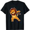 Carino Leone Bambino Costume Idea Regalo Divertente Dabbing Lion Regalo Dab Leone Maglietta