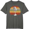 Die Retro Mic Night Clothing Company Microfono retrò cantante musicista Maglietta