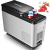 AAOBOSI Frigo Portatile per Auto, Frigorifero Portatile Elettrico, Frigoriferi Congelatore, Manuale&APP Controllo, 12/24V DC Congelatori per Viaggio, Picnic, Campeggio, Uso Home
