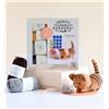 DE SAXE Coffret Milo le chat européen et son cadre déco !: Avec 1 livret, 4 pelotes, 1 crochet 2.5, 1 aiguille et de la ouate de rembourrage