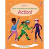 Usborne Mein Anziehpuppen-Stickerbuch: Action!: Stickerheft mit über 300 Stickern - Girlpower-Stickervergnügen ab 5 Jahren