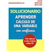 Juan Medina Molina Solucionario Aprender Cálculo de una variable con confianza