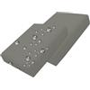 MSNCS 2/4 Piezas Impermeabili Copri Cuscino Divano,Fodere per Seduta del Divano 50x50 60x60 cm,Copriseduta Divano Interni/Esterni Giardino Sofa Cuscino Cover Rimovibili(Grigio,50x50x5cm 2pcs)