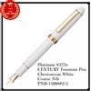 Platino Platinum #3776 CENTURY penna stilografica Chenonceau pennino grosso bianco PN...