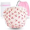 KIDVERSE pannolini acquatici baby costume da bagno 0-3 anni - pannolino piscina neonato regolabile e delicato sulla pelle - pannolino da nuoto con borsa e rete per lavaggio