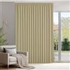 Deconovo Tende Oscuranti per Interni con Fettuccia, Termiche Isolanti - 3 Modi di Montaggio, per Camera da Letto e Soggiorno, 1 Pannelli 200x245 cm, Beige Scuro, Certificato OEKO-TEX