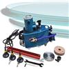 Generic Bordatrice elettrica per vetro da 800 W per bordi smussati, lucidatura di acrilico, marmo e ceramica, bordo rotondo dritto da 9-20 mm con velocità 8000r/min