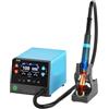 VChics Stazione di saldatura, Stazione di rilavorazione ad aria calda Smart SMD M7, kit soffiaggio a temperatura costante da 1000 W con pannello display digitale