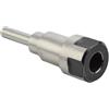 Desiumite Adattatore per asta di prolunga in acciaio al carbonio per gambo da 1/4, 8 mm e 12 mm, estensore per mandrino ad alta precisione, per lavorazione del legno e macchinari (da 8 mm a 1/2)