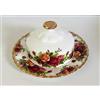 Rofu Royal Albert - Burriera rotonda piccola, Ø 16 cm, motivo: Royal Albert Old Country Roses
