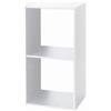 FORNOR Scaffale 2 cubi, 34,4 x 32 x 67,6 cm, Bianco